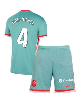 Atletico Madrid Conor Gallagher #4 Replika Borta Kläder Barn 2024-25 Kortärmad (+ byxor)